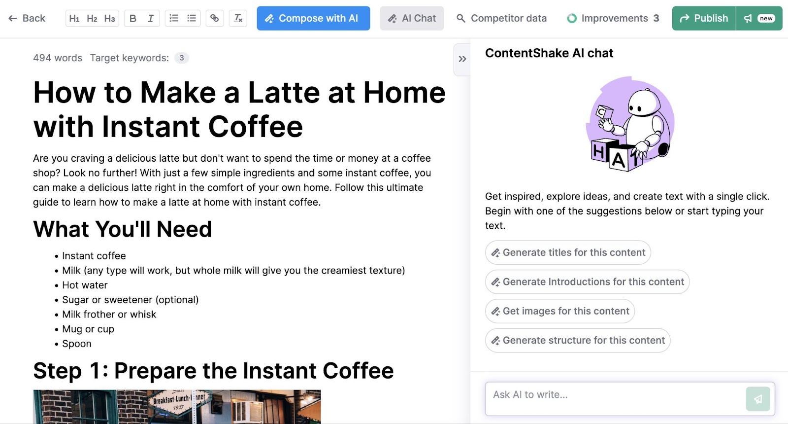 AI generated blog post with AI suggestions for improvement.