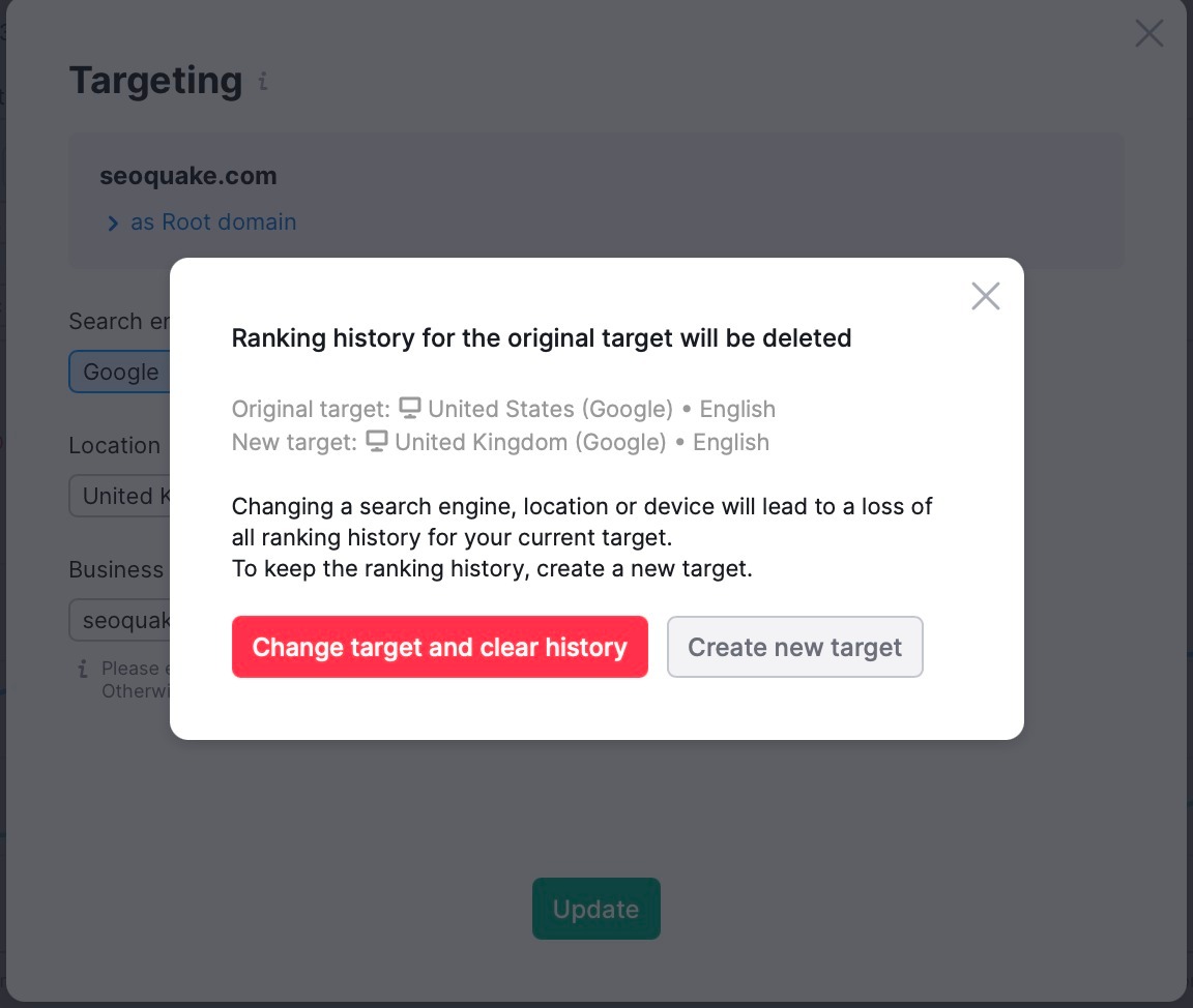 How do I change the device and location in Position Tracking? image 3